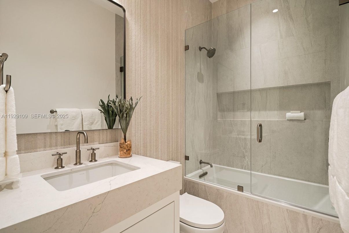 Bathroom, Glass Shower, Interior