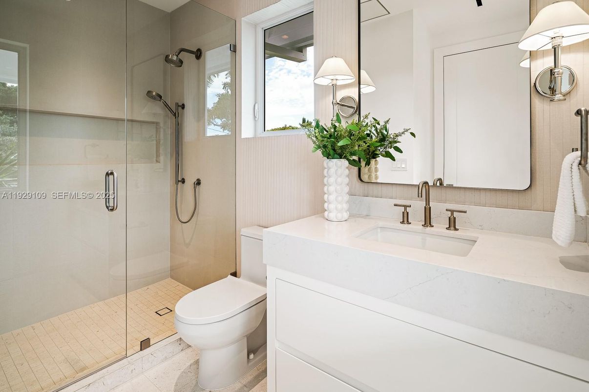 Bathroom, Glass Shower, Interior
