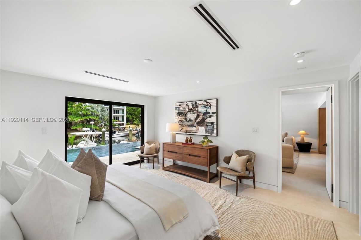 Bedroom, Interior, Recessed Lighting