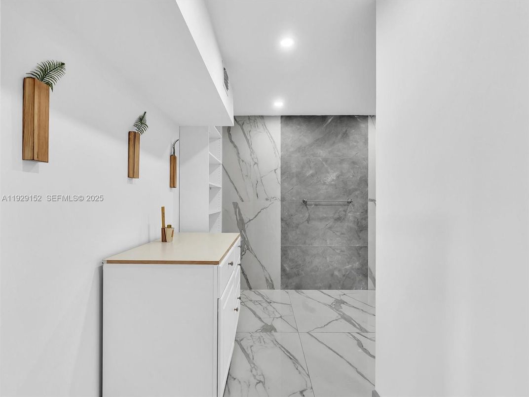 Interior, Marble, Marble Walls, Recessed Lighting