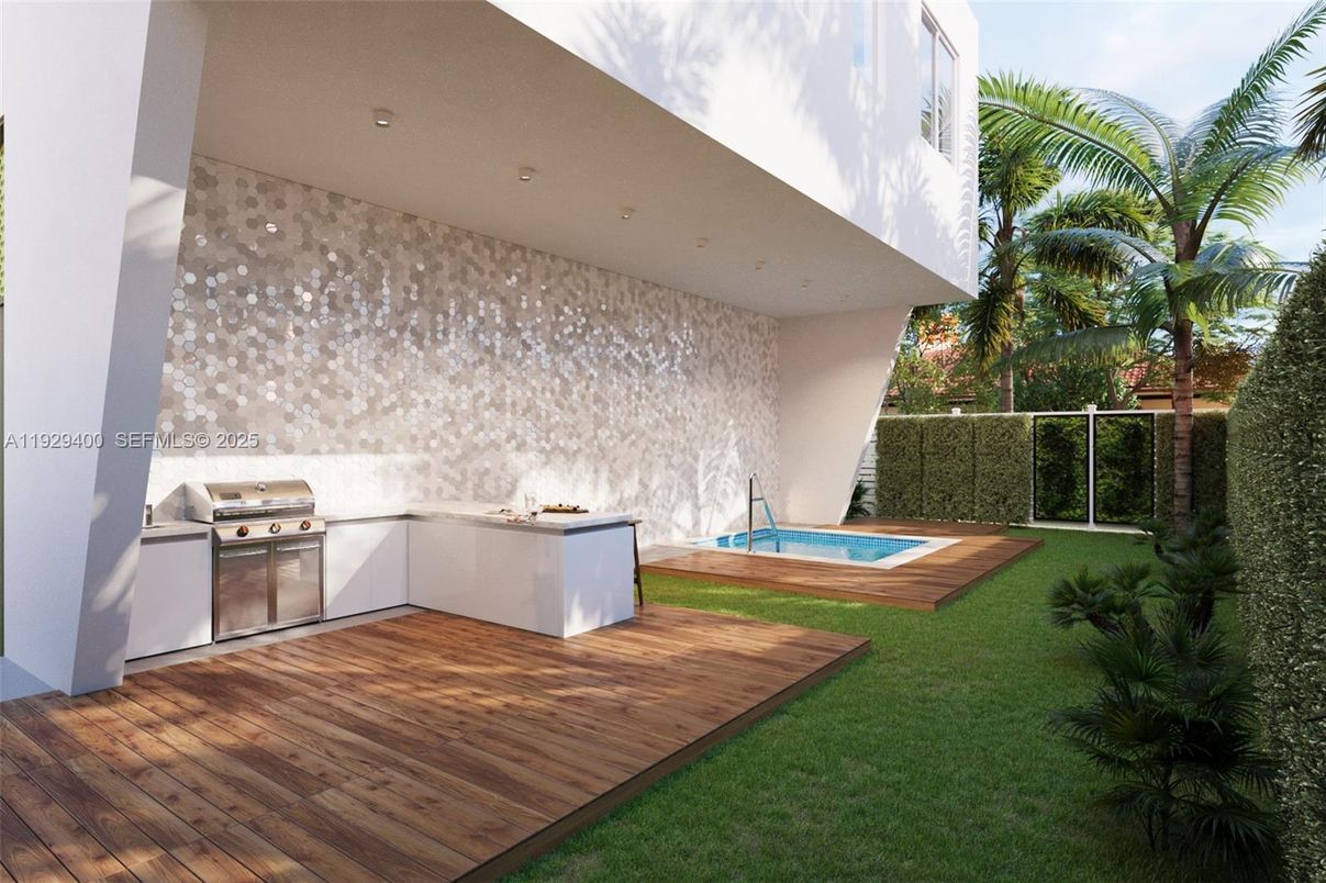 Exterior, Outdoor Kitchen, Pool