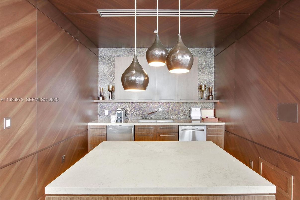 Interior, Kitchen, Pendant Lights, Stainless Steel Appliances