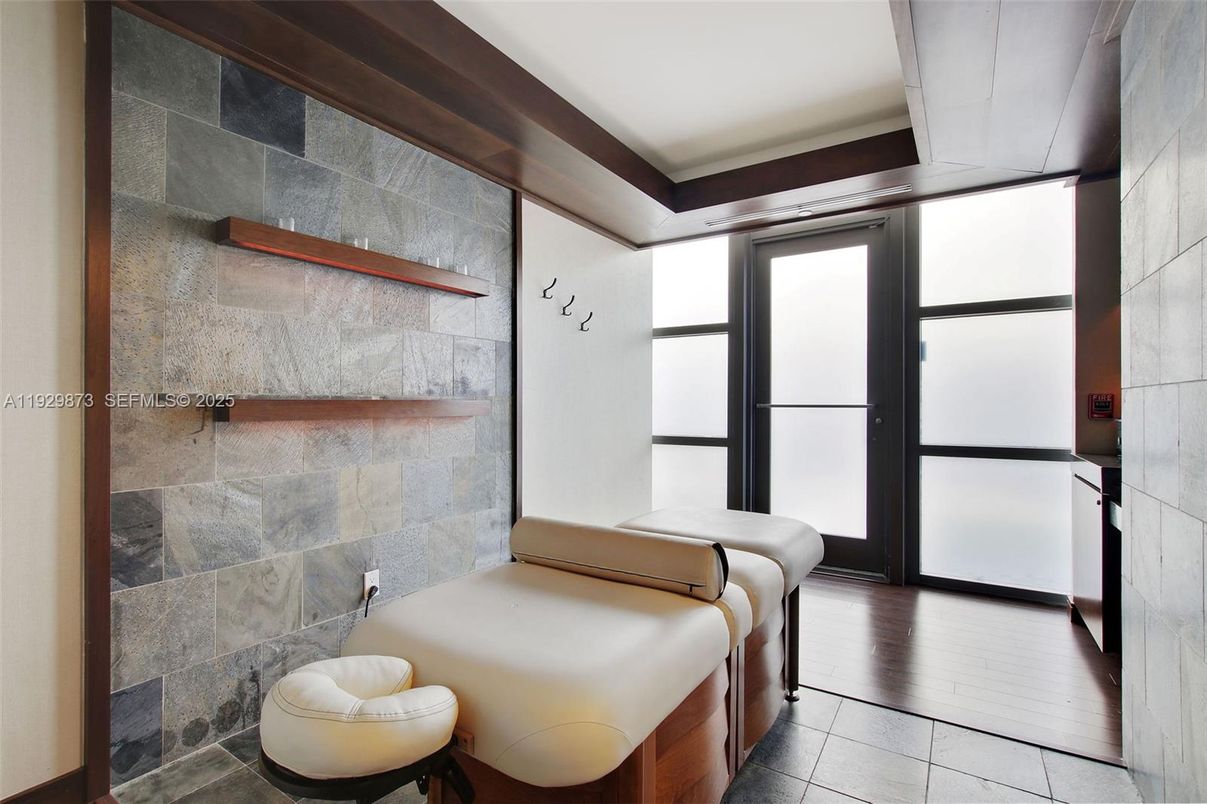 Interior, Stone Walls, Wood Texture Flooring