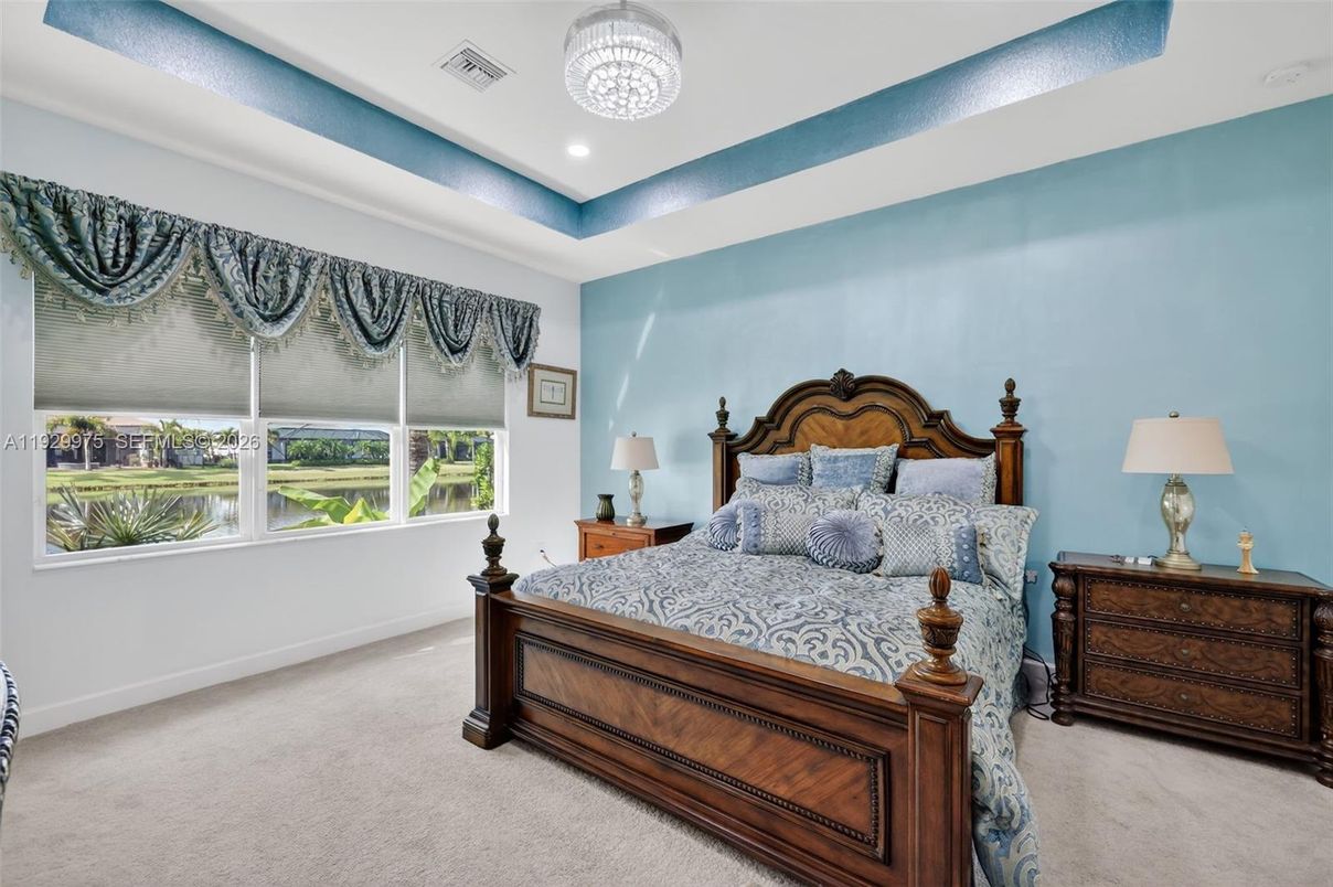 Bedroom, Interior, Recessed Lighting