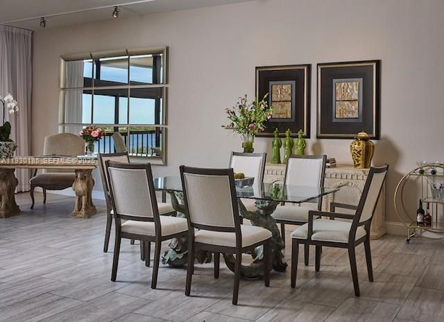 Dining room, Interior, Wood Texture Flooring