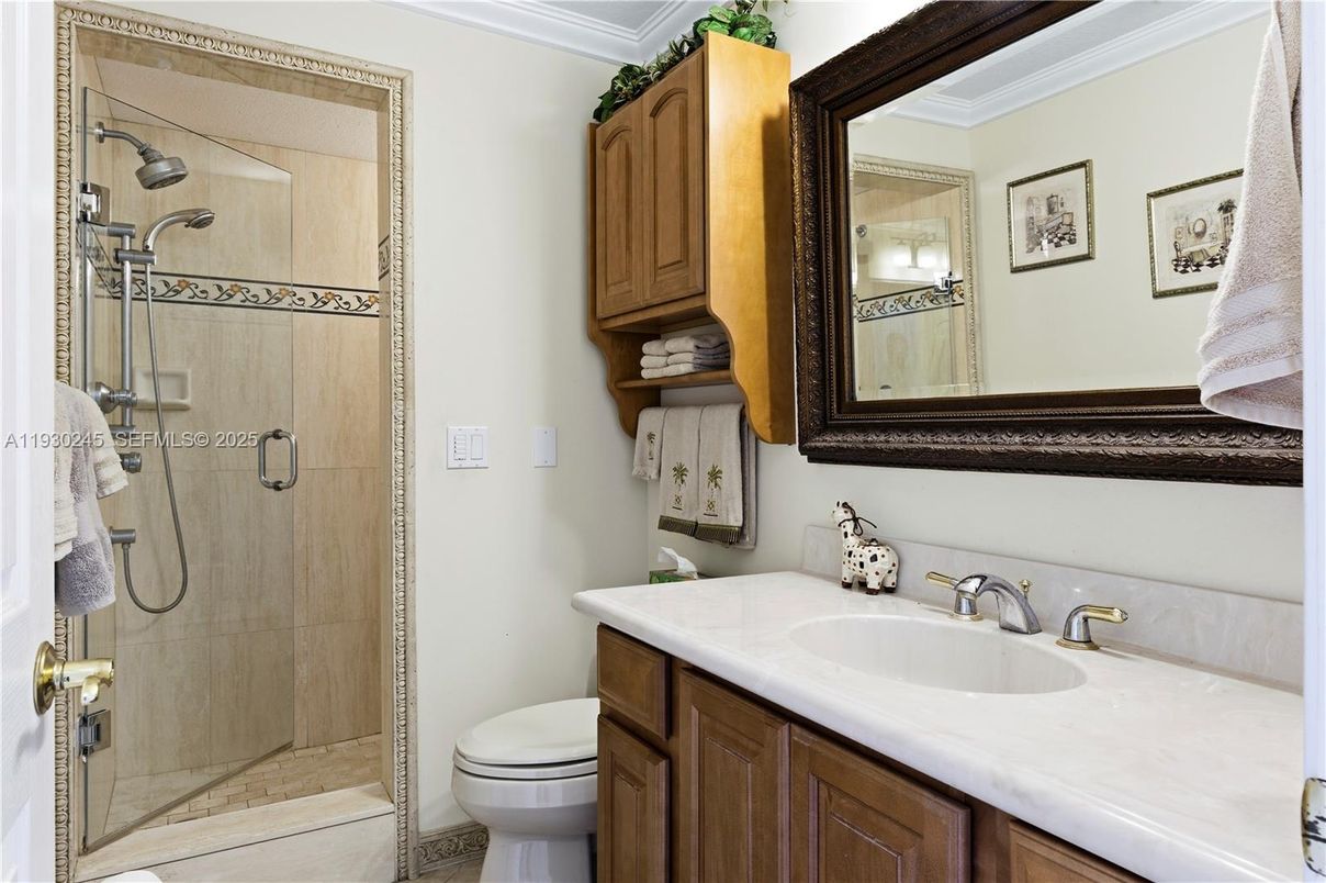 Bathroom, Glass Shower, Interior