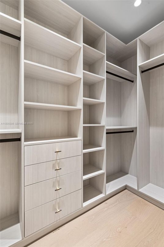 Interior, Recessed Lighting, Walk-in Closets, Wood Texture Flooring