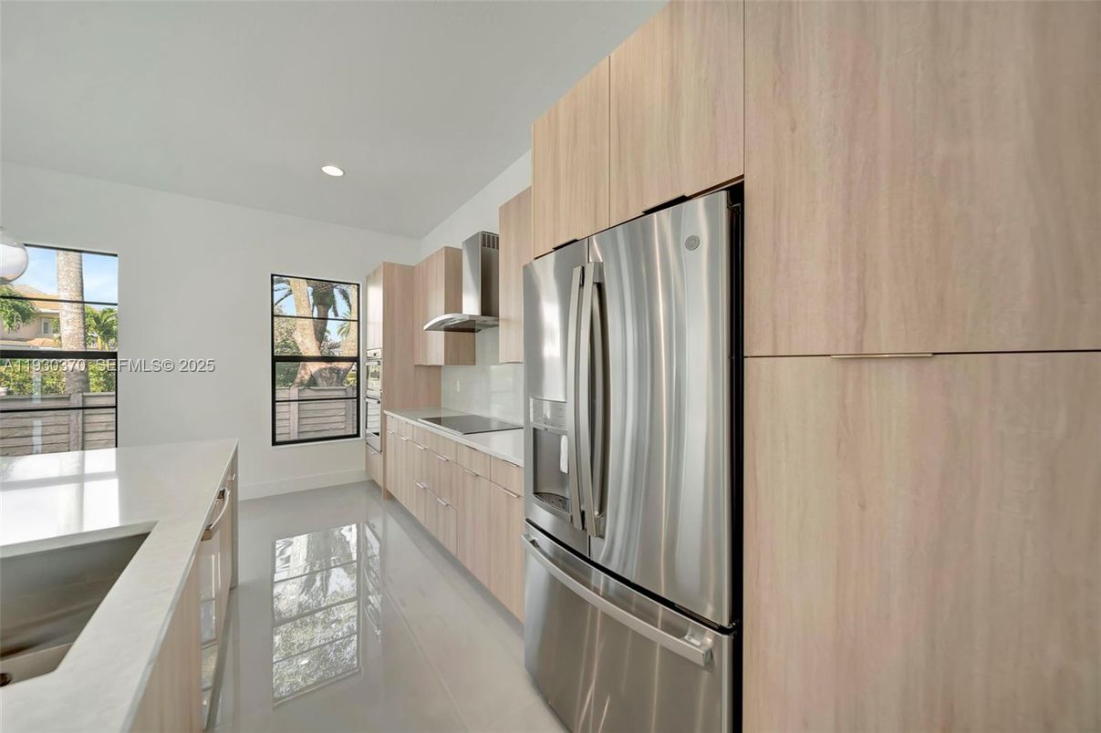 Interior, Kitchen, Recessed Lighting, Stainless Steel Appliances