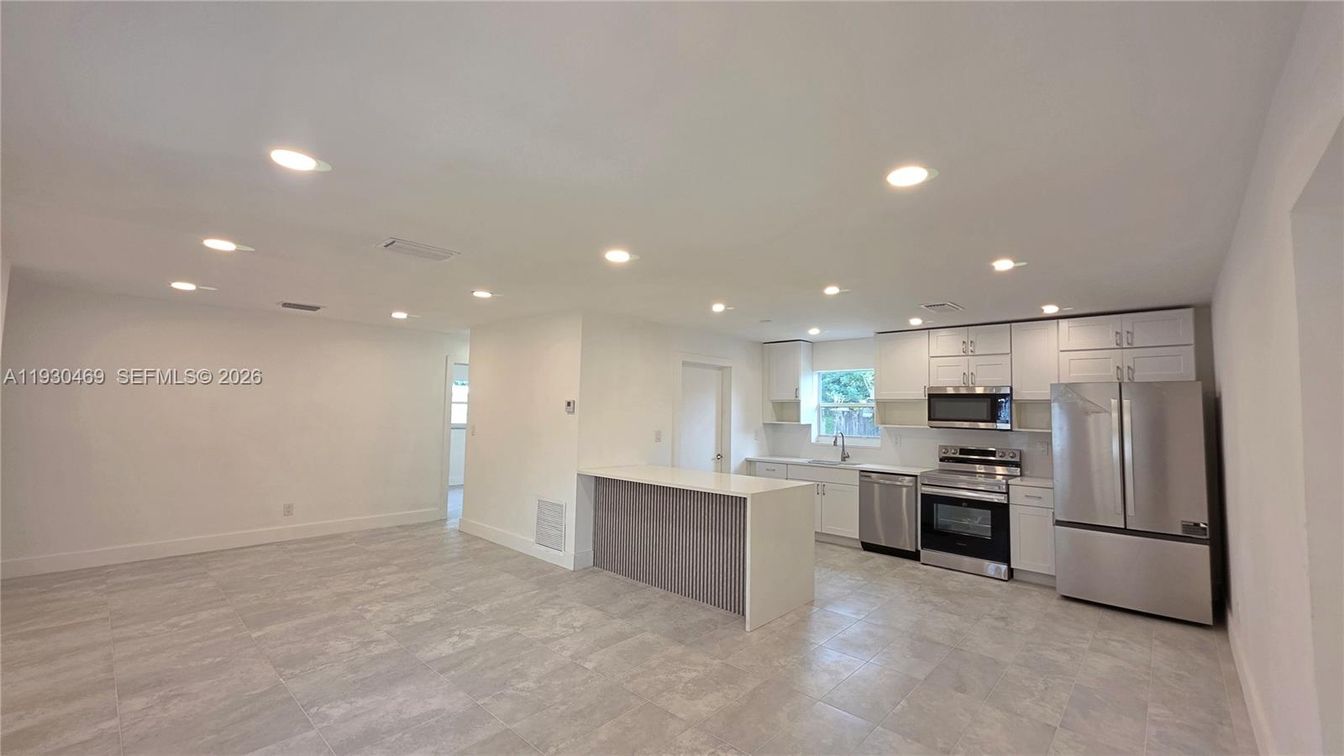 Interior, Kitchen, Recessed Lighting, Stainless Steel Appliances