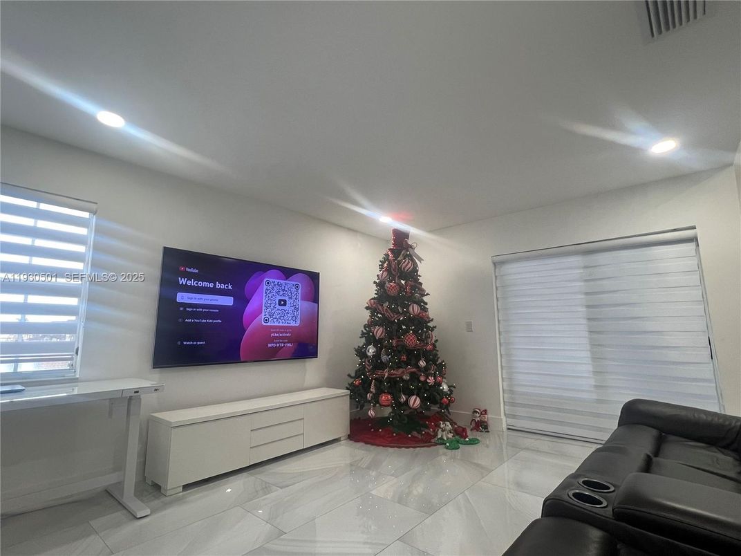 Home Theatre Room, Interior, Recessed Lighting