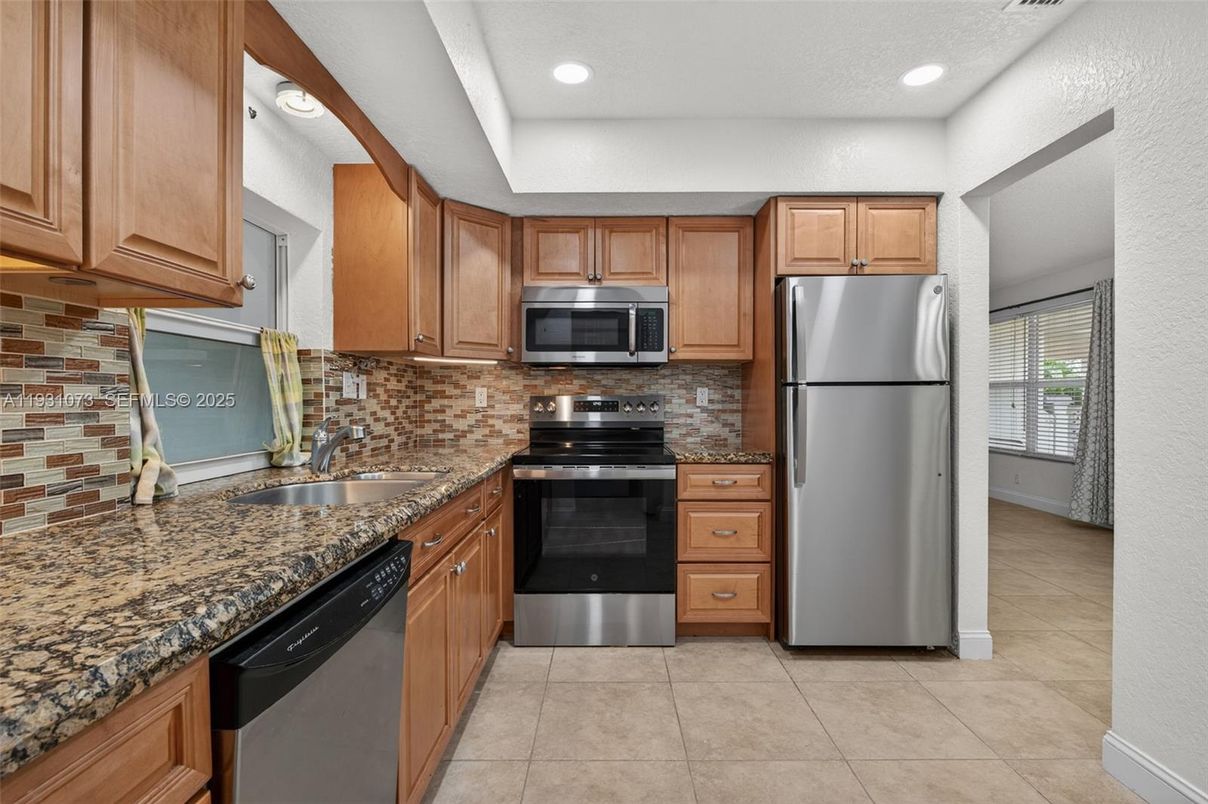 Interior, Kitchen, Recessed Lighting, Stainless Steel Appliances