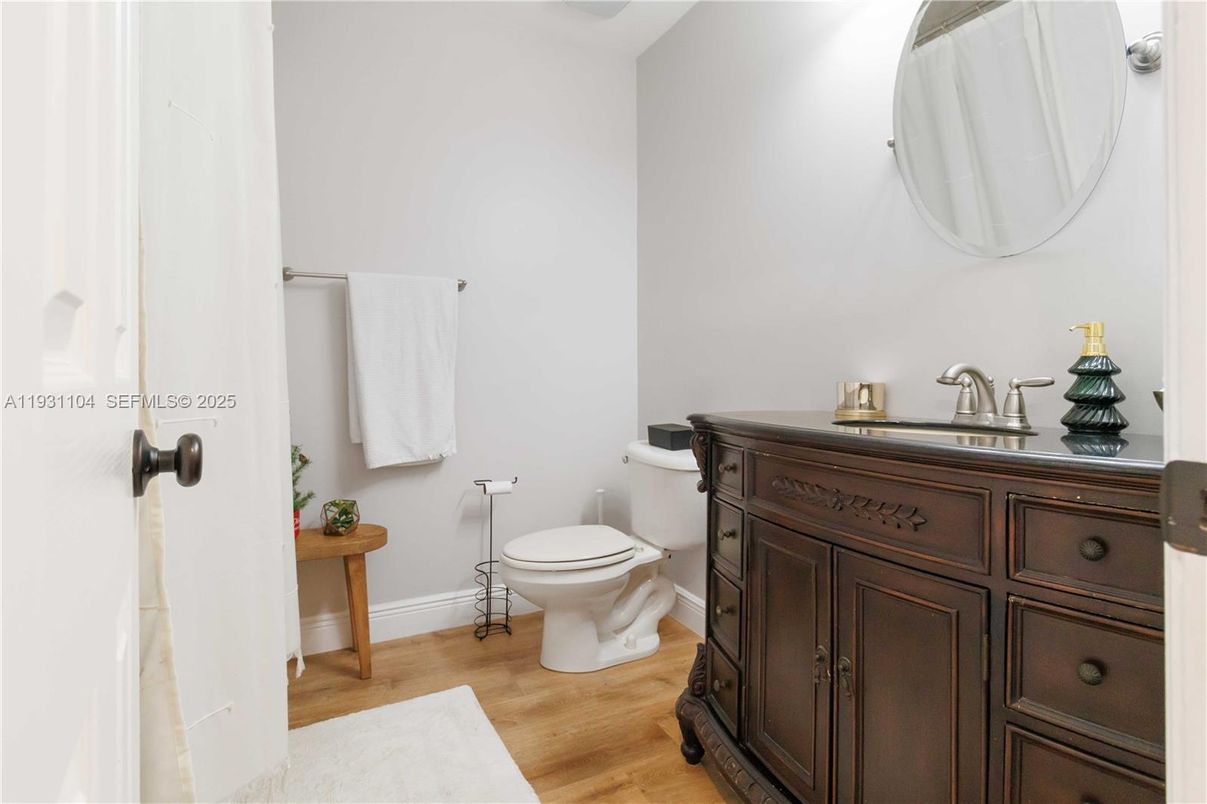 Bathroom, Interior, Wood Texture Flooring