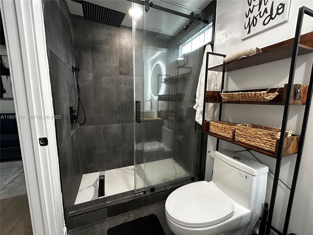 Bathroom, Glass Shower, Interior