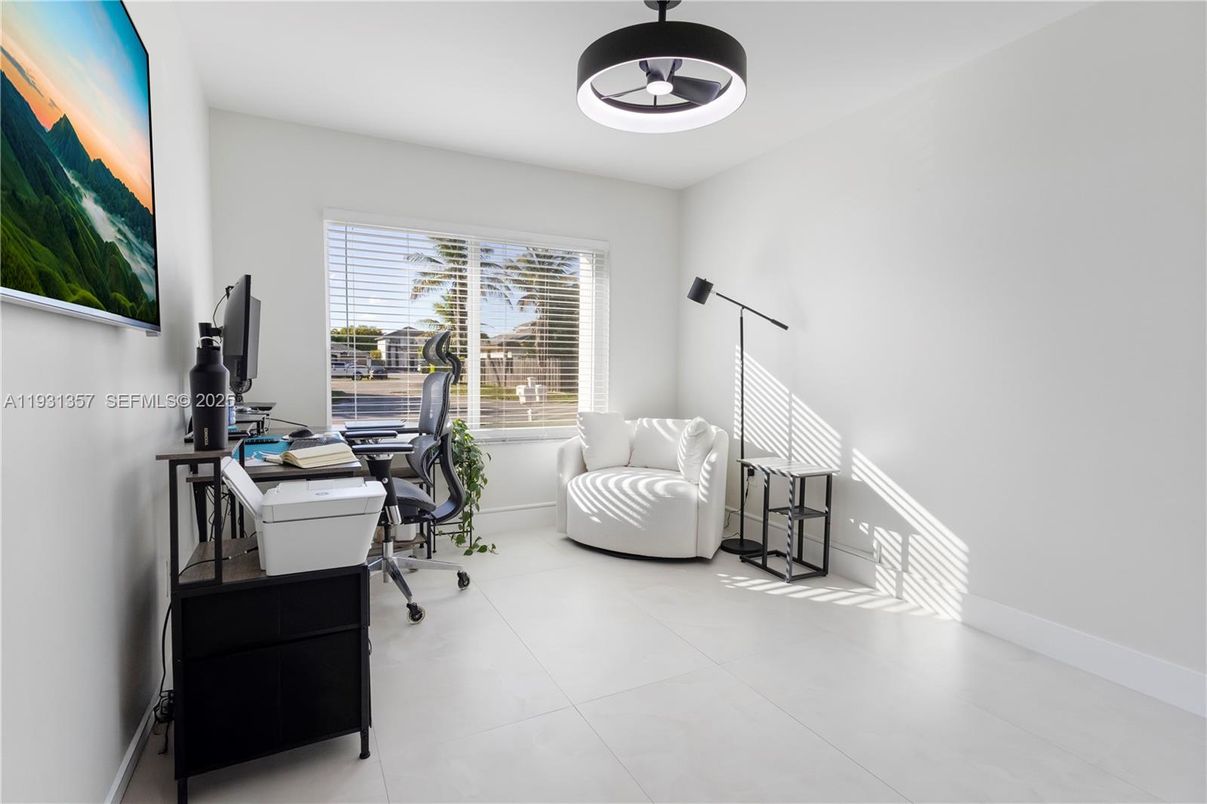 Home Office, Interior, Pendant Lights