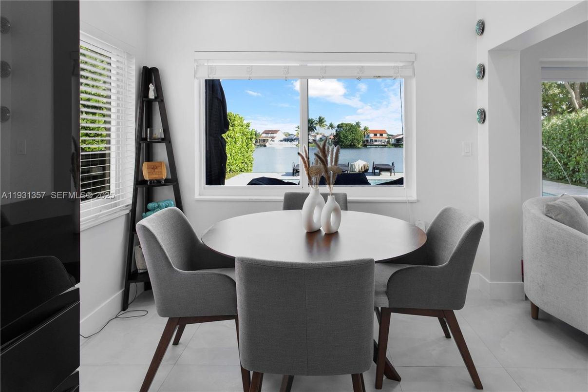 Dining room, Interior, Water