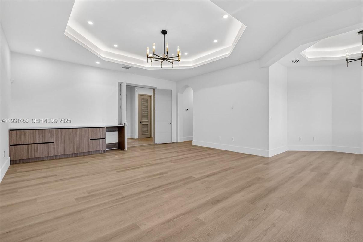 Bathroom, Glass Shower, Interior, Recessed Lighting, Wood Texture Flooring