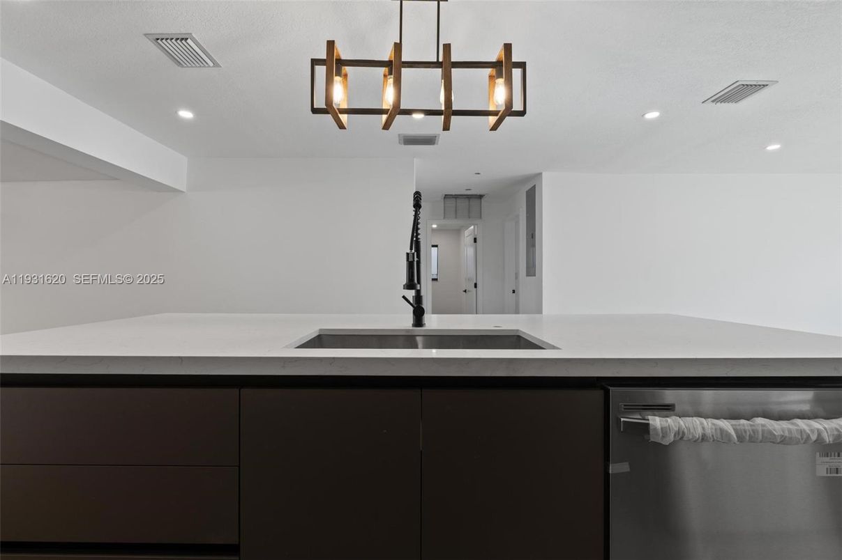 Interior, Kitchen, Pendant Lights, Recessed Lighting