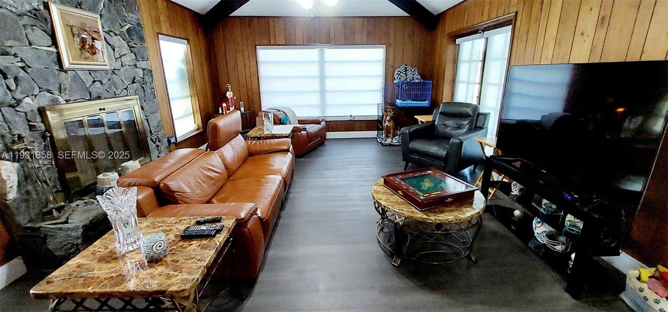 Interior, Living room, Stone Walls, Wooden Walls