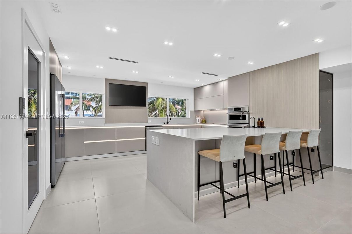 Interior, Kitchen, Recessed Lighting, Stainless Steel Appliances