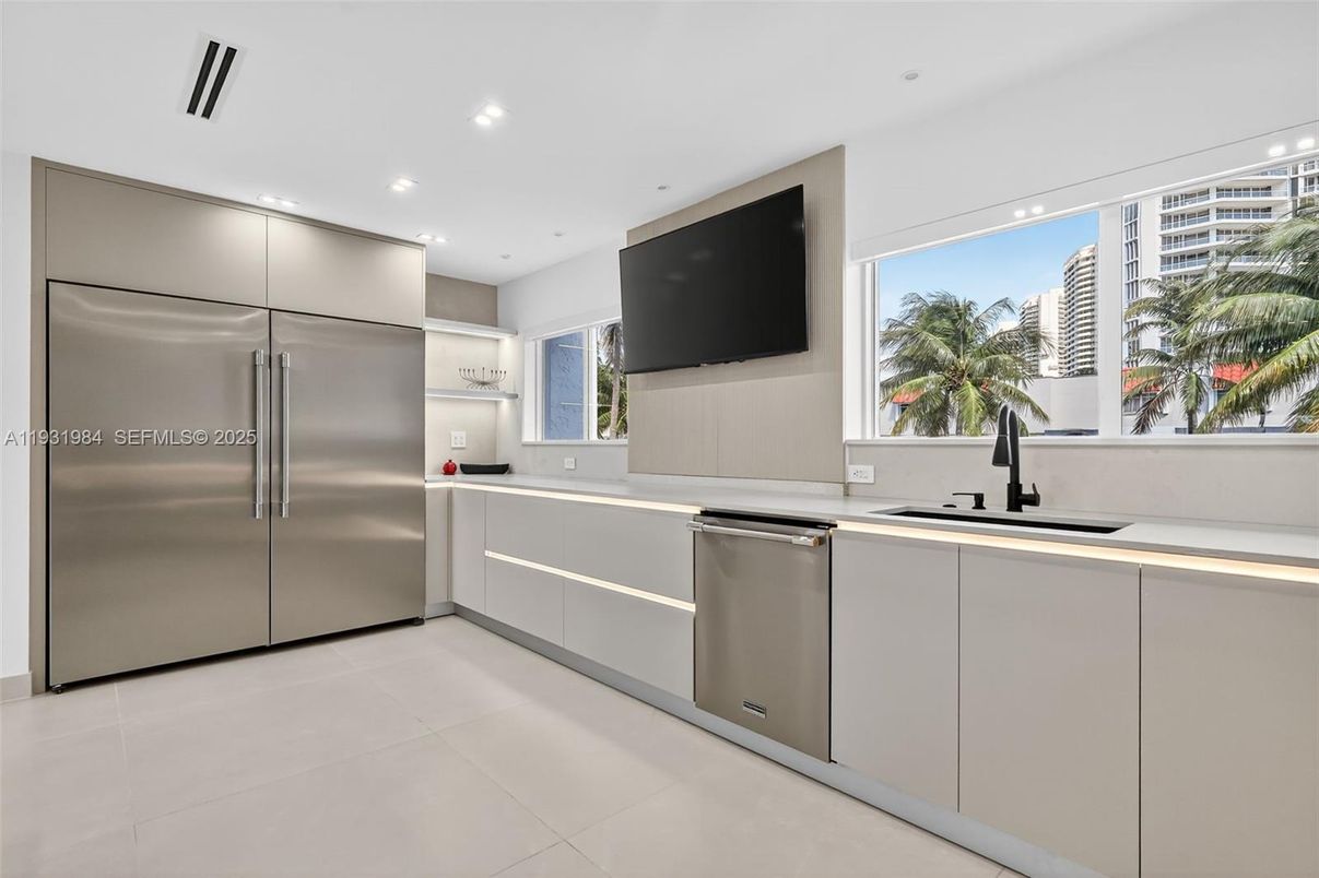 Interior, Kitchen, Recessed Lighting, Stainless Steel Appliances