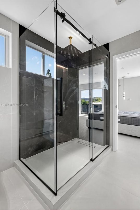 Bathroom, Glass Shower, Interior