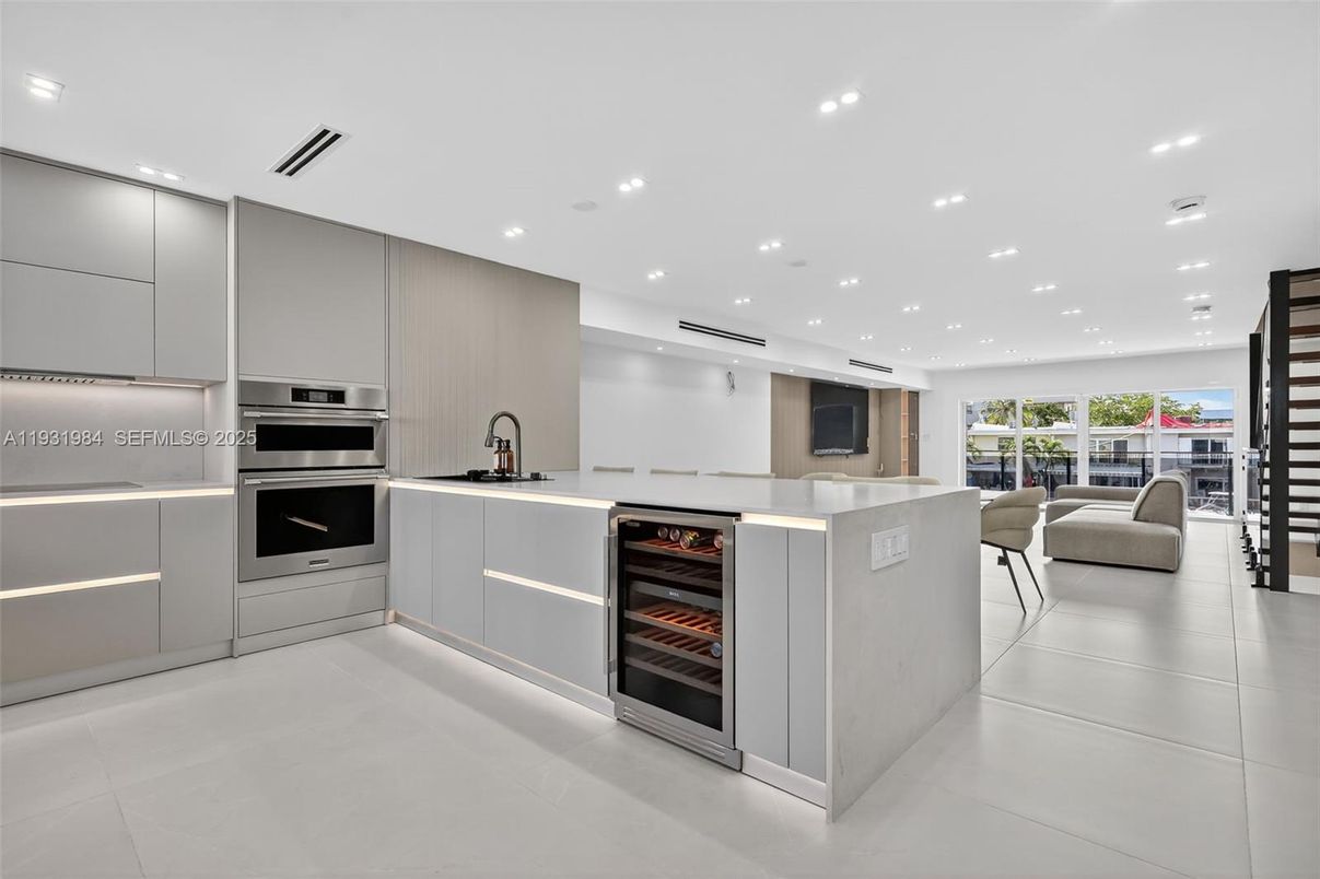 Interior, Kitchen, Recessed Lighting, Stainless Steel Appliances
