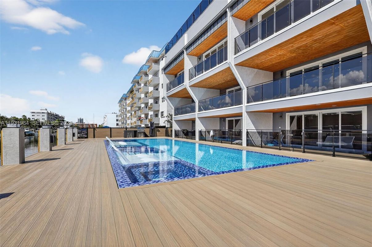 Exterior, Pool, Wood Texture Flooring