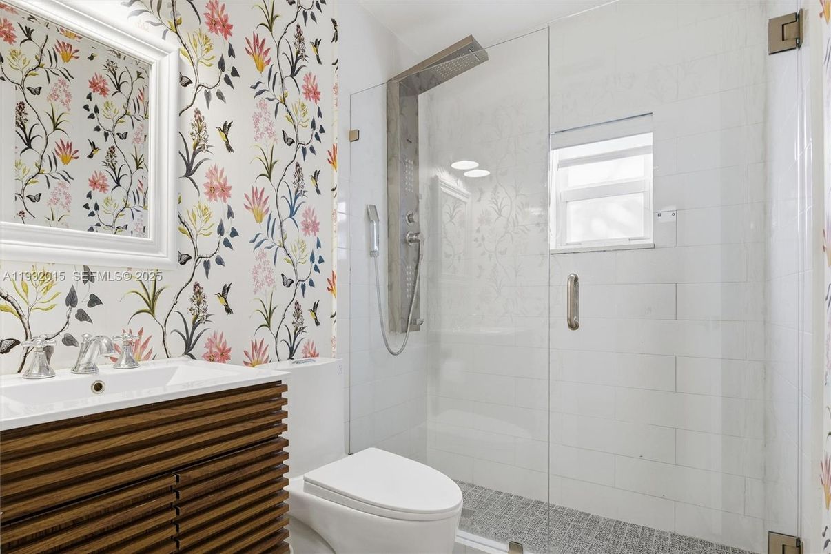 Bathroom, Glass Shower, Interior