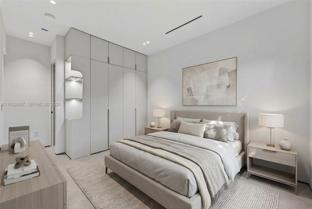 Bedroom, Interior, Recessed Lighting