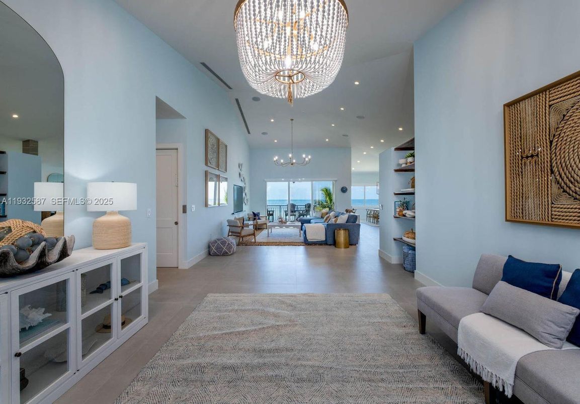 Chandelier, Interior, Living room, Recessed Lighting, Water, Wood Texture Flooring