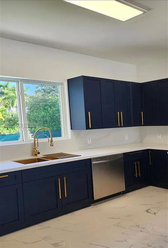 Interior, Kitchen, Marble, Marble Walls