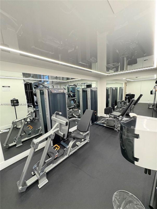 Fitness Equipment, Gym, Interior