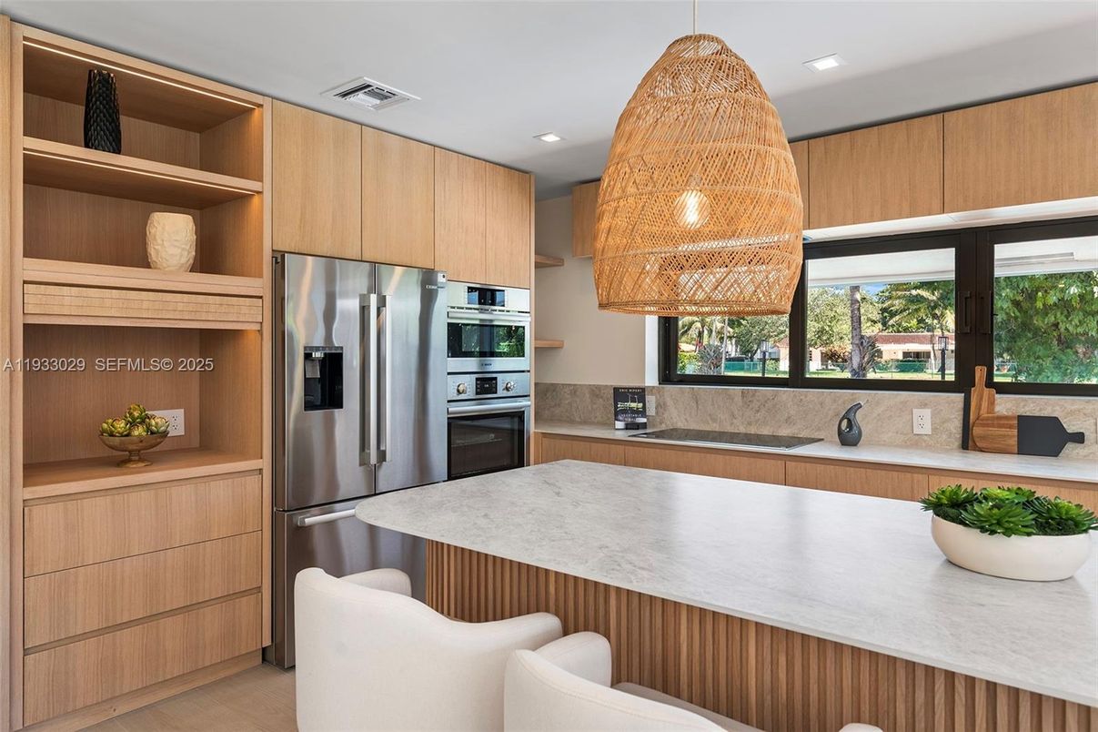 Interior, Kitchen, Recessed Lighting, Stainless Steel Appliances