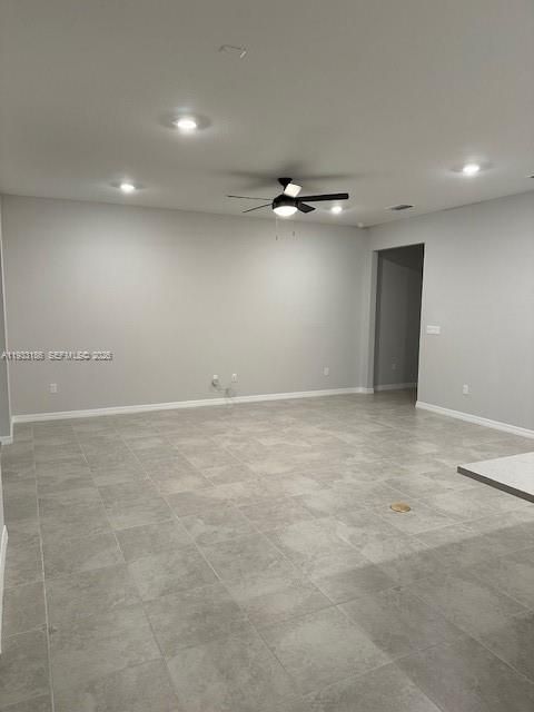 Empty room, Interior, Recessed Lighting