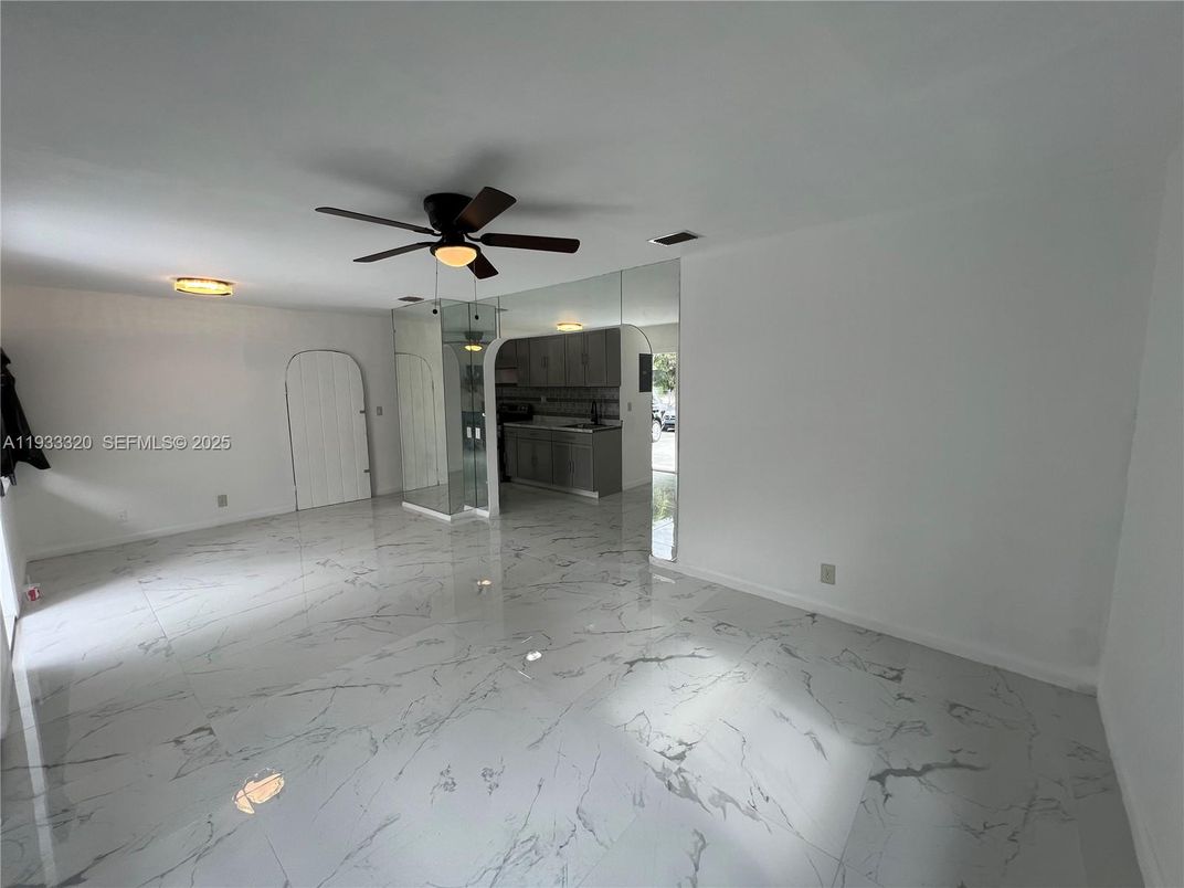 Empty room, Interior, Kitchen, Marble
