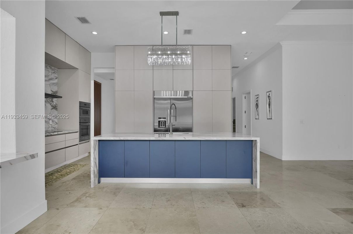 Interior, Kitchen, Recessed Lighting, Stainless Steel Appliances