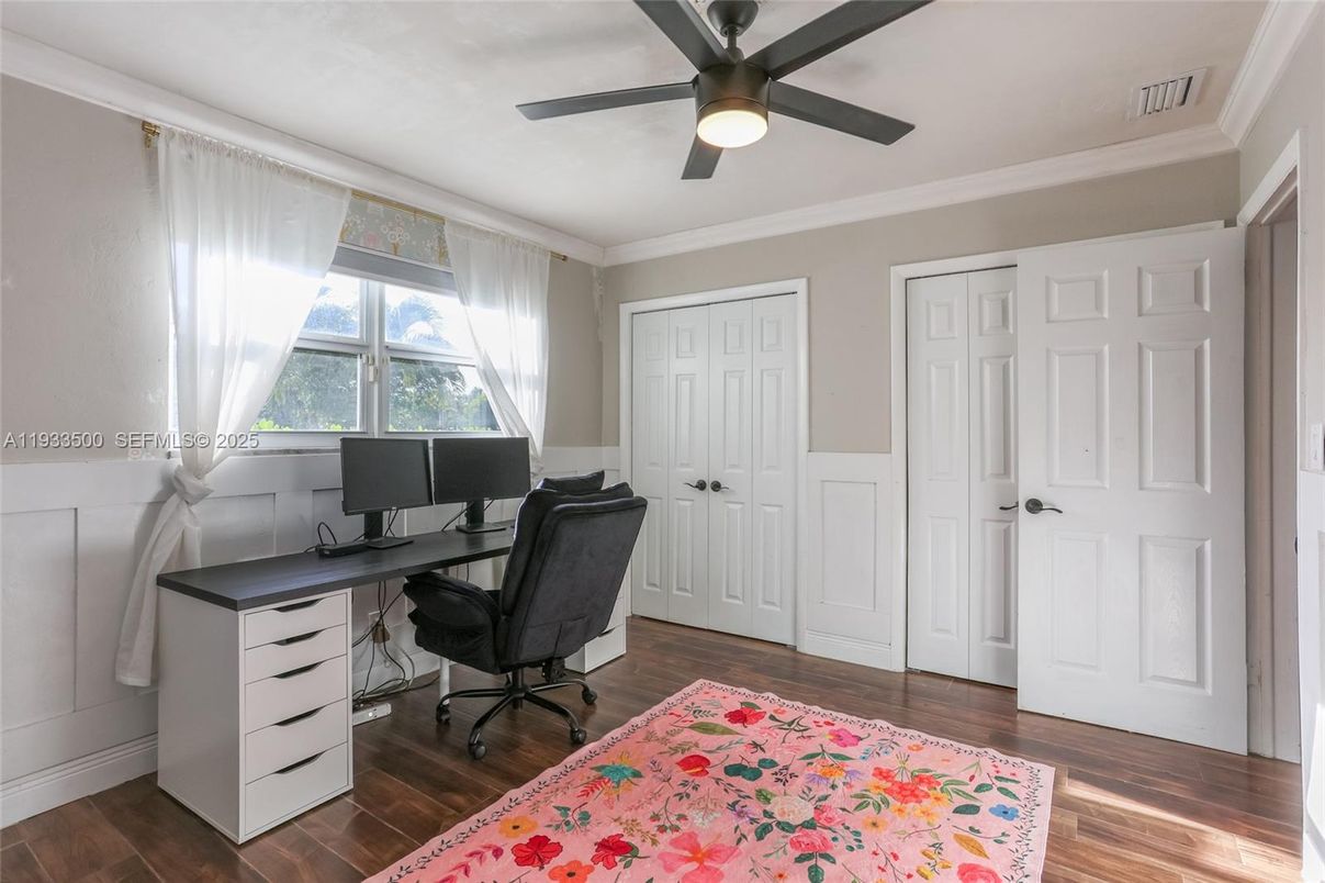 Home Office, Interior, Wood Texture Flooring