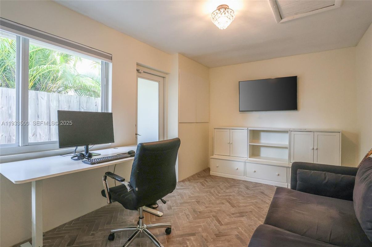 Home Office, Interior, Wood Texture Flooring