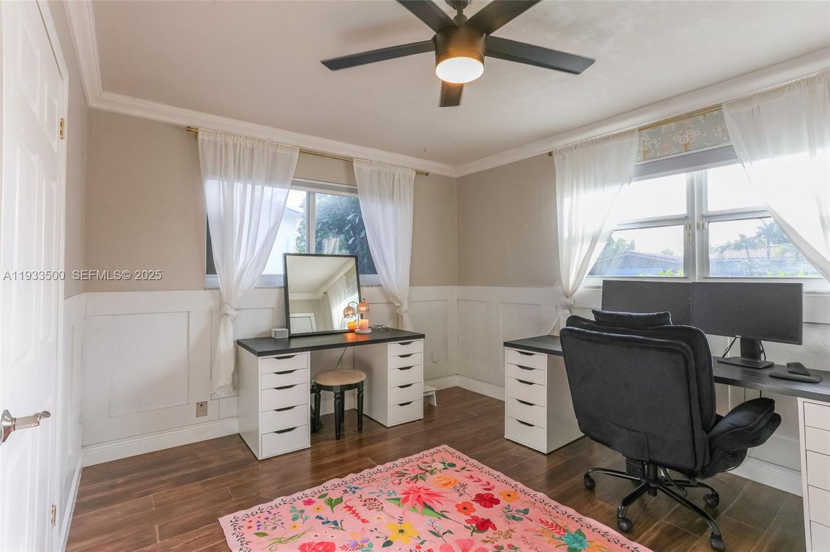 Home Office, Interior, Wood Texture Flooring