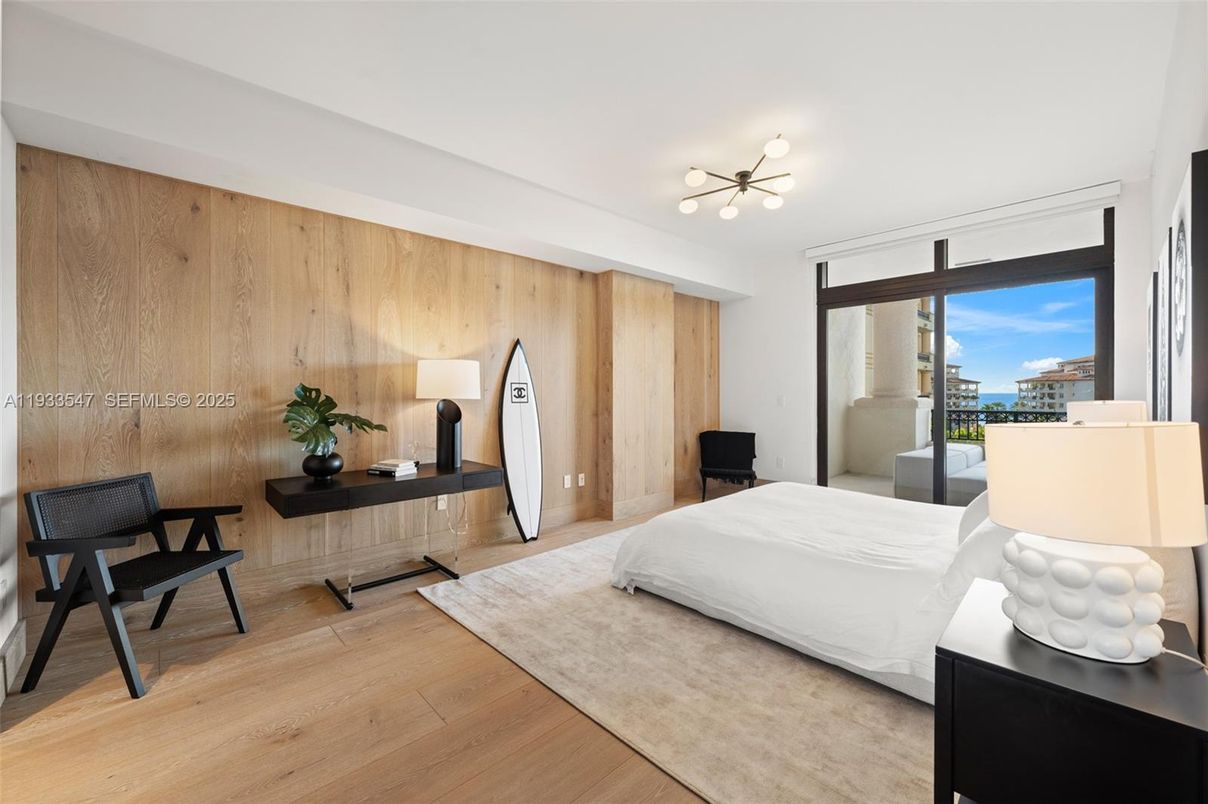 Bedroom, Interior, Wood Texture Flooring, Wooden Walls