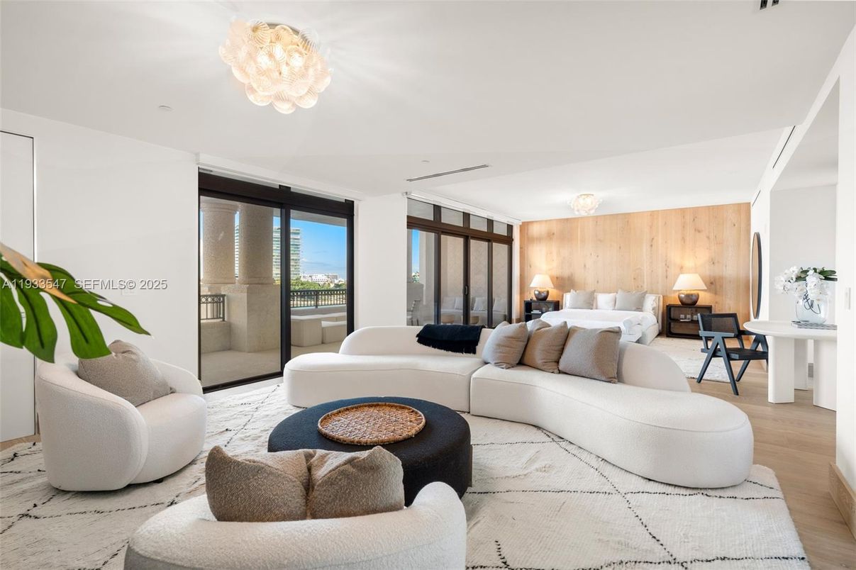 Bathroom, Dual Sink Vanities, Glass Shower, Interior, Marble Walls, Recessed Lighting, Wood Texture Flooring