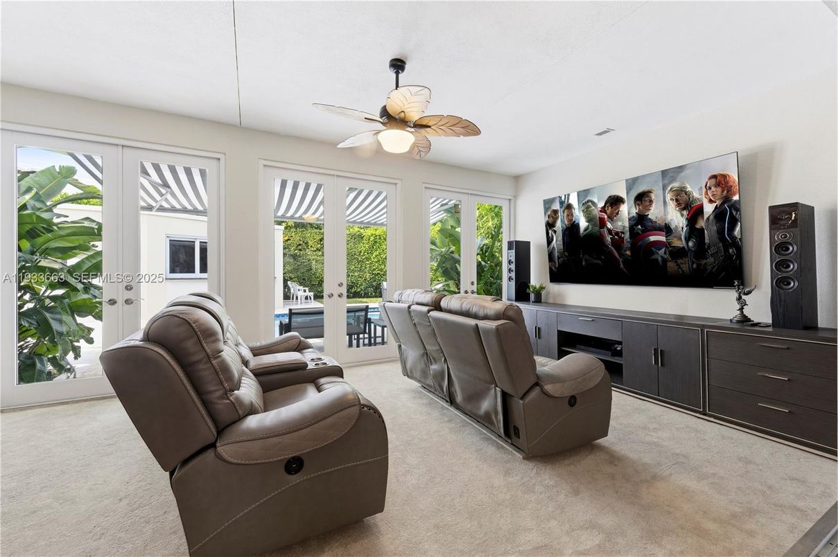 Home Theatre Room, Interior, Living room
