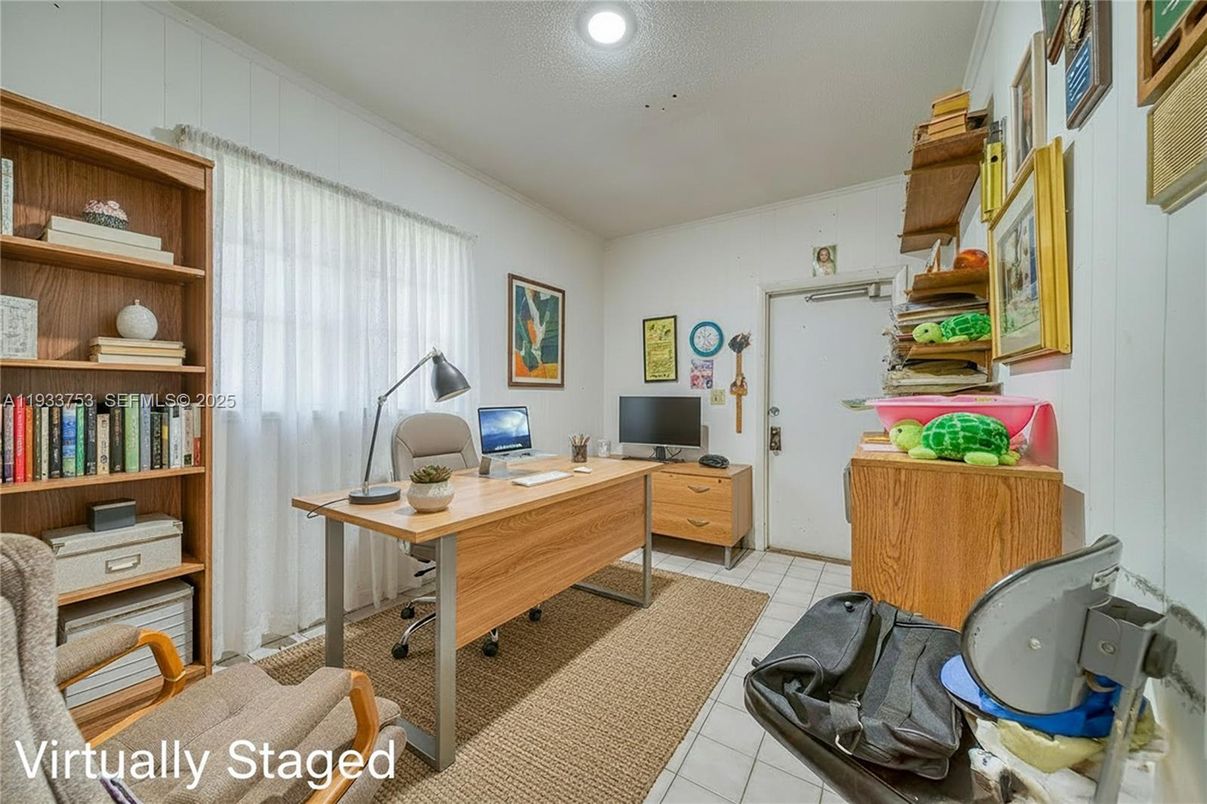 Home Office, Interior, Recessed Lighting