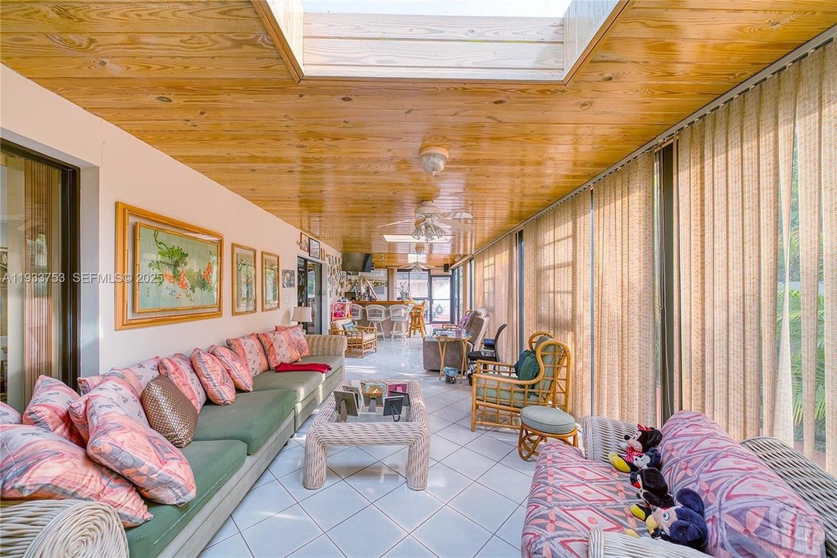 Interior, Living room, Wooden Ceilings