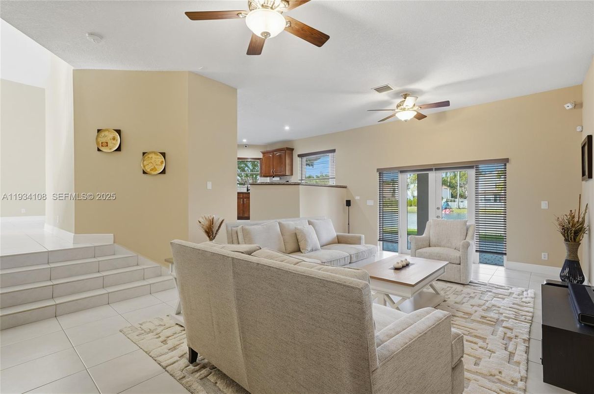 Interior, Living room, Recessed Lighting