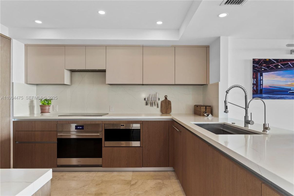 Interior, Kitchen, Recessed Lighting, Stainless Steel Appliances