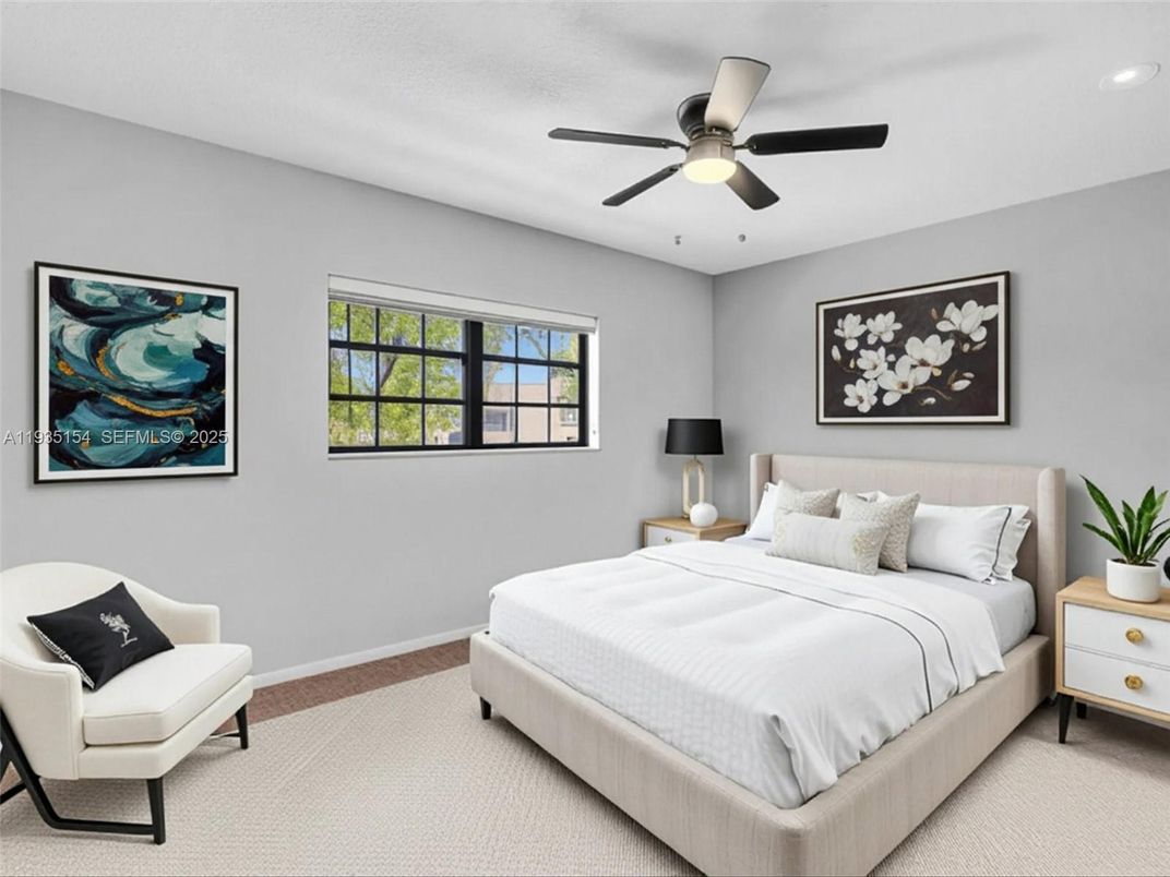 Bedroom, Interior, Recessed Lighting