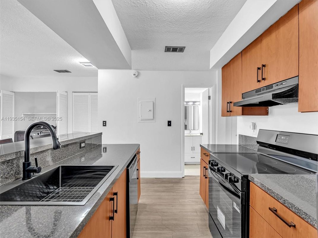 Interior, Kitchen, Wood Texture Flooring