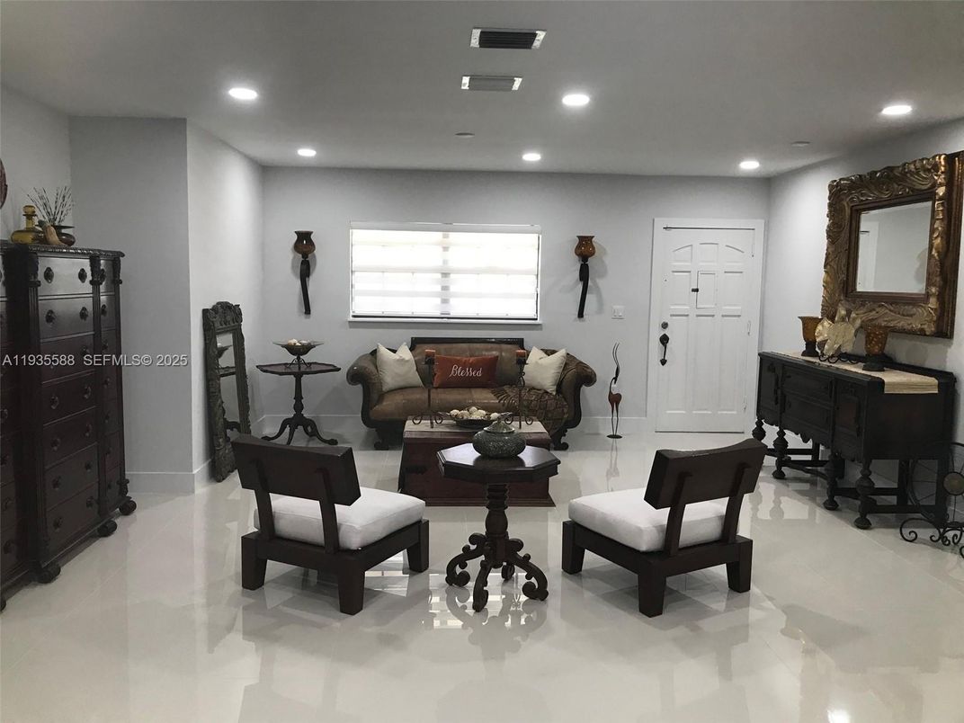 Interior, Living room, Recessed Lighting