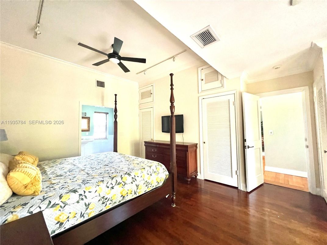 Bedroom, Interior, Wood Texture Flooring